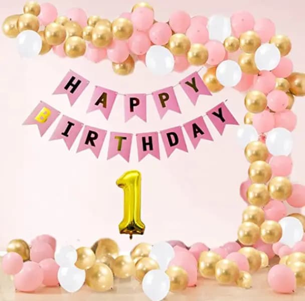 Simple Girls Birthday Theme